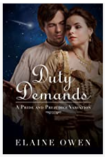#5star #PrideandPrejudice #variation "I always enjoy a tastefully written book. Elaine Owen has authored a beautiful variation on a classic story. I truly enjoyed it." amazon.com/Duty-Demands-P…