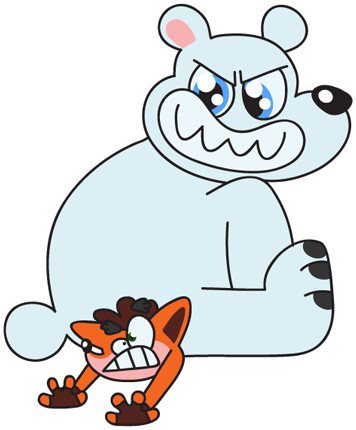 CazDiuky's tweet photo. Kinda made up the Mama Bear death because technically it's another angel death with her laughing at you but I really wanted to draw a huge grinning polar bear. There isn't any rules saying I can't change things up a little. 6/15
#Crashbandicoot #RIPCrashChallenge #WumpaBites https://t.co/GCawBrQKIQ