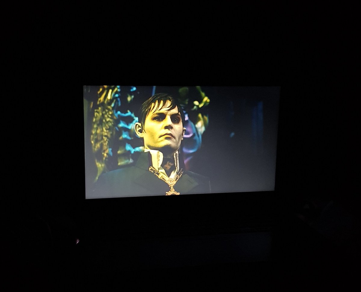 Stand_By_Johnny's tweet photo. Nothing quite like watching Dark Shadows in a hotel room after Hollywood Vampires' show with your friend who knows all the lines. https://t.co/0vPaUXn0nA