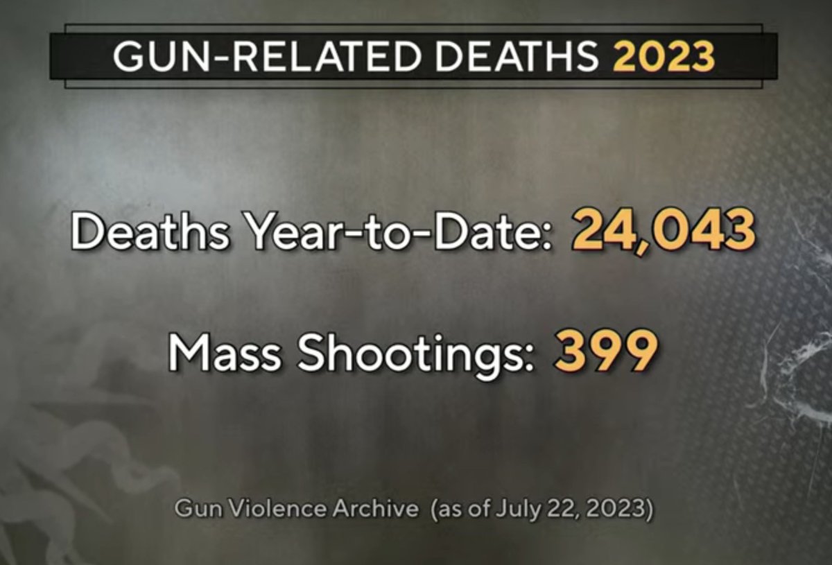 BitterAfterDark's tweet photo. Let this soak in... these are figures to date. It's only July.
#SensibleGunControlNow
. https://t.co/BrnUQuhLtS