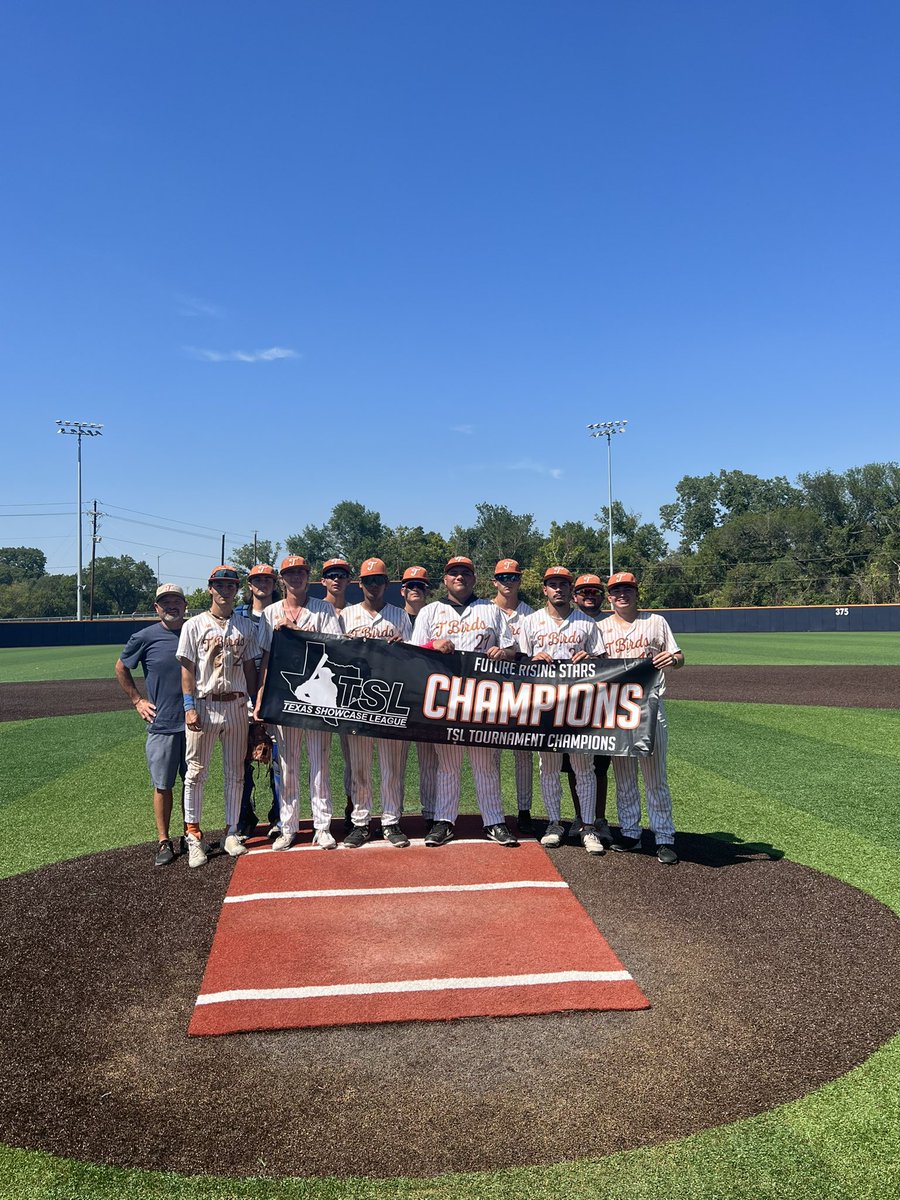 RT @TSL_Baseball: Thunder Birds beat Raiders 5-1 to win the championship https://t.co/PhdbKzsq6x