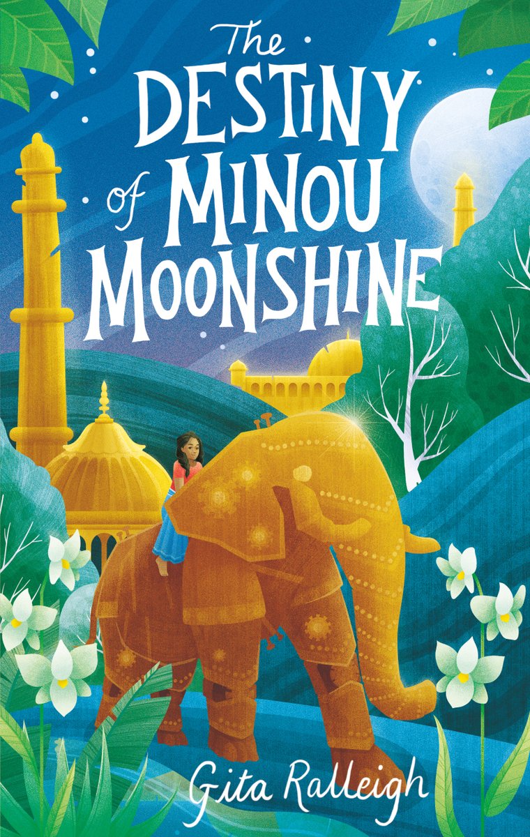 A magical trip to an alternate India-- The Destiny of Minou Moonshine, by Gita Ralleigh charlotteslibrary.blogspot.com/2023/07/the-de…