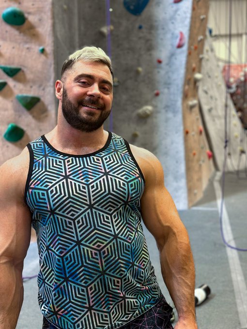 Did something a bit different today and broke out the climbing gear for some extra exercise. Even climbed
