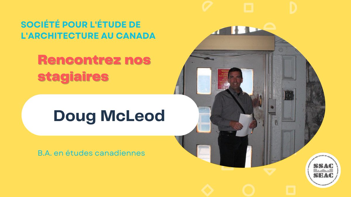 Rencontrez nos stagiaires : Doug McLeod était stagiaire à la SÉAC a l’automne 2022. En savoir plus : canada-architecture.org/fr/rencontrez-…