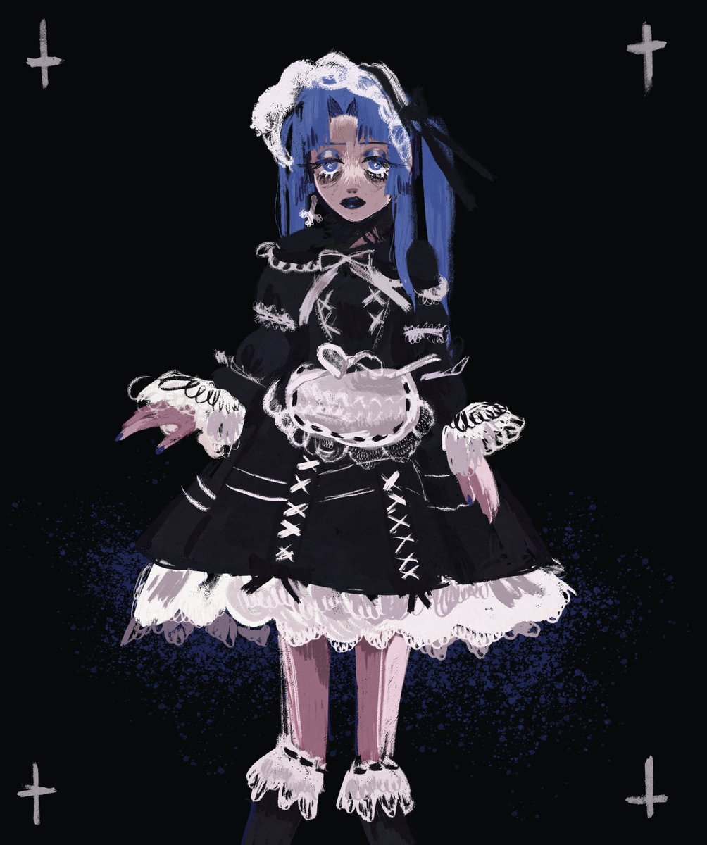 plainityy's tweet image. ⋆꙳•❅*‧͙  gothic lolita bible miku ‧͙*❆ ͙ ˚₊⋆