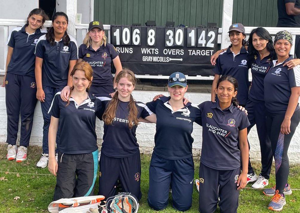 A good game, well played all. Thanks to grounds people for getting it on. <a href="/NLCC_Women/">North London CC Women & Girls</a> <a href="/slaughterandmay/">Slaughter and May</a> @MiddlesexCB <a href="/Chestertons/">Chestertons</a> <a href="/Richmondcricket/">Richmond Cricket</a>