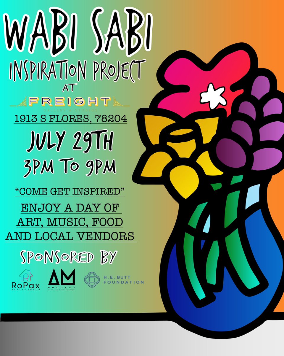ARTin_at_Martin's tweet photo. 🚨ATTN: MARTIN ARTISTS! 🚨 The big Wabi Sabi 1000 show has changed venues. The new venue has free parking! There will be an artists market and food trucks as well! See the pic for details! @NISDmartin @NISD @NISD_FineArts https://t.co/NGTFysbo42