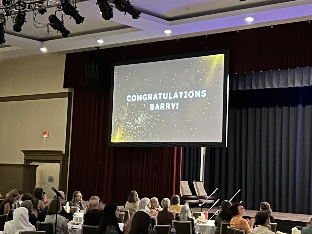 As we kick off the first-ever joint conference between The Green House Project and @PioneerNet, we're honoring a giant in the field of culture change with the 2023 Trailblazer Award: Barry Barkan of <a href="/LiveOakProject1/">Live Oak Project</a>.

@pennylmcook accepted the award on Barry's behalf.