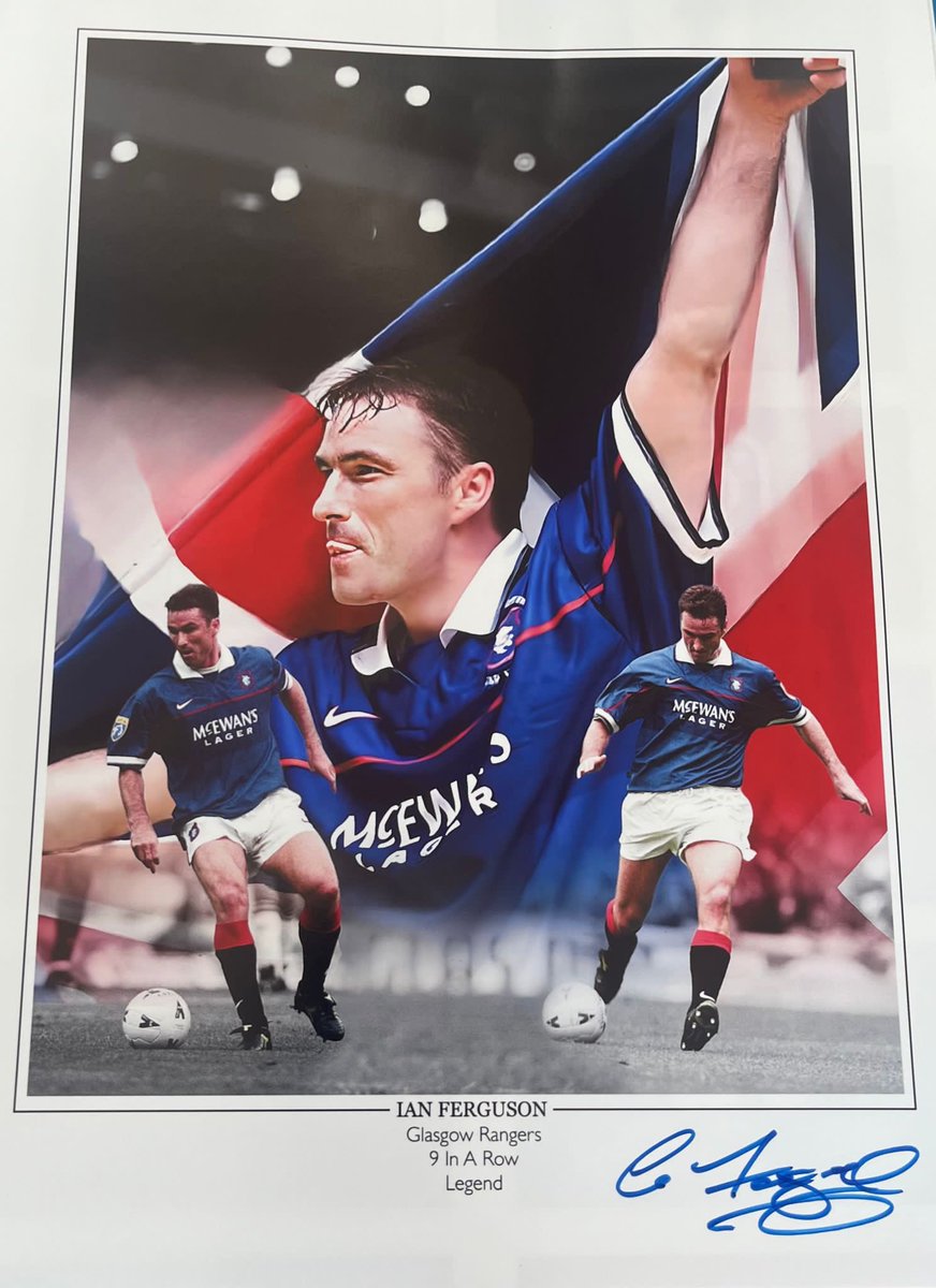 Hi everyone and welcome to our new events page 👋🏻
To celebrate our introduction and start to get us out there we are giving away this signed Ian Ferguson montage 

To enter
Follow the page/be a follower
Retweet this post
Like this post

A winner will be announced next weekend 🇬🇧