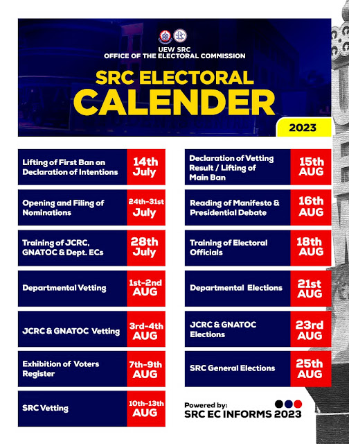 VOICE OF UEW🔴⚪💙 on Twitter "This is the Electoral calendar for the