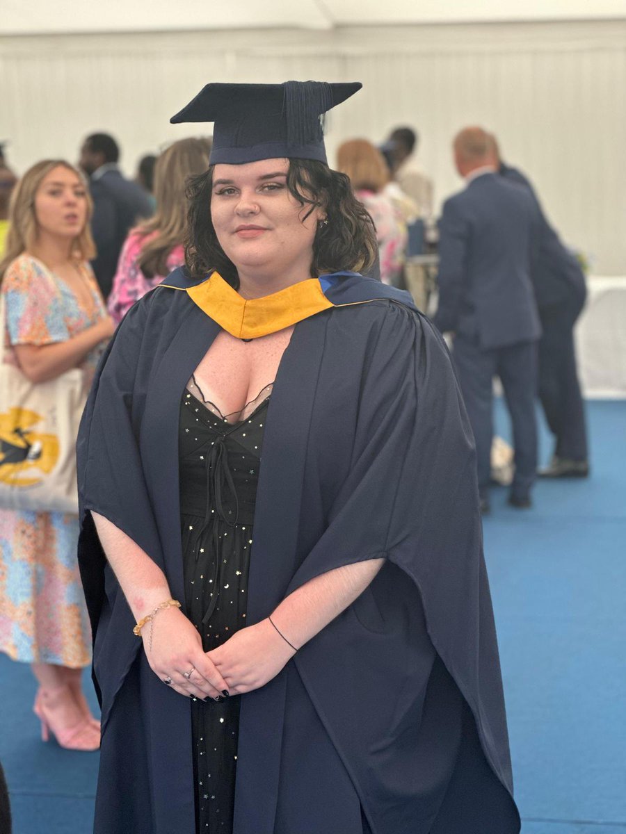 This week I graduated 🎓 As a care leaver, university is a struggle. I had to struggle with finances and housing as well as coming to terms with the trauma of being in care. However, I did it and now have a bachelor's with honors ✨