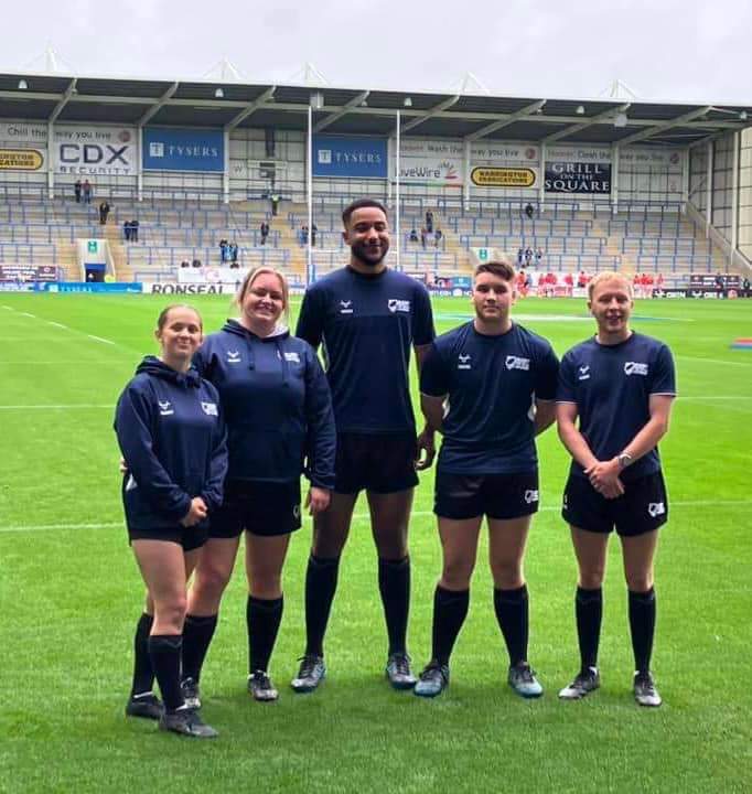 Another big weekend for our society this weekend, with six of our officials on the women's <a href="/TheChallengeCup/">Betfred Challenge Cup</a> semi finals. Two fantastic games of rugby, and best of luck to both teams at Wembley next month for the final! #TeamRef