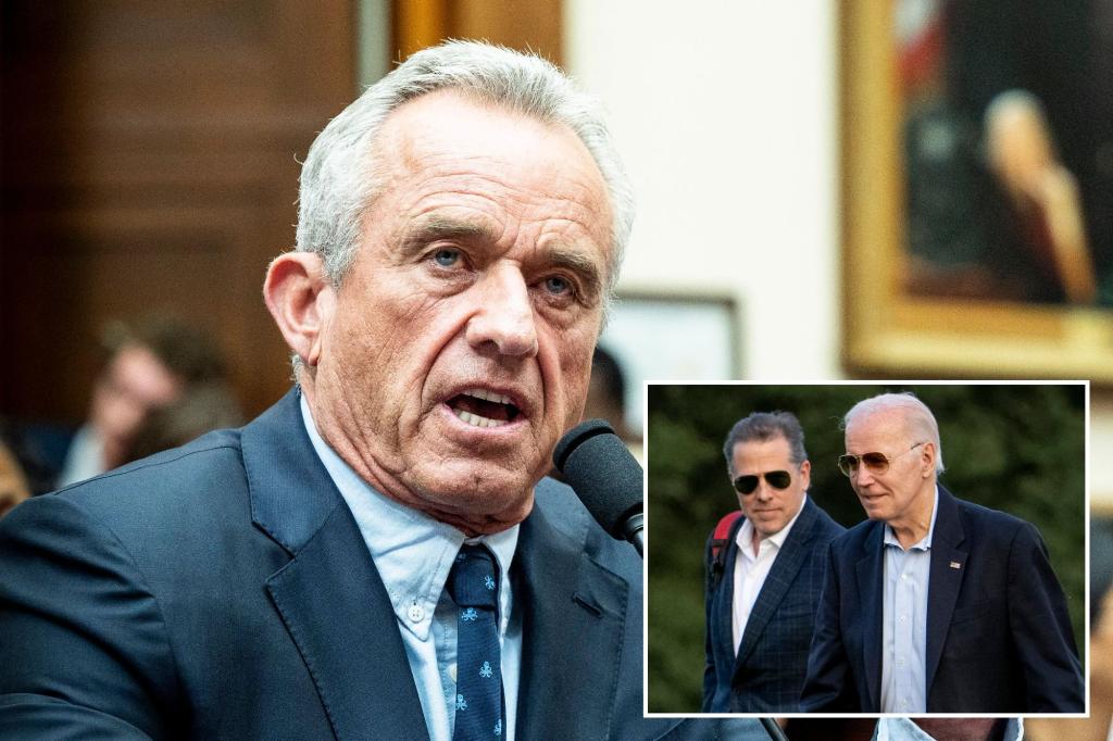 RT @nypost: Robert F. Kennedy Jr. says Joe Biden bribery claim ‘needs to be investigated’ https://t.co/8ln90d2Udx https://t.co/C4r8lHRO2n