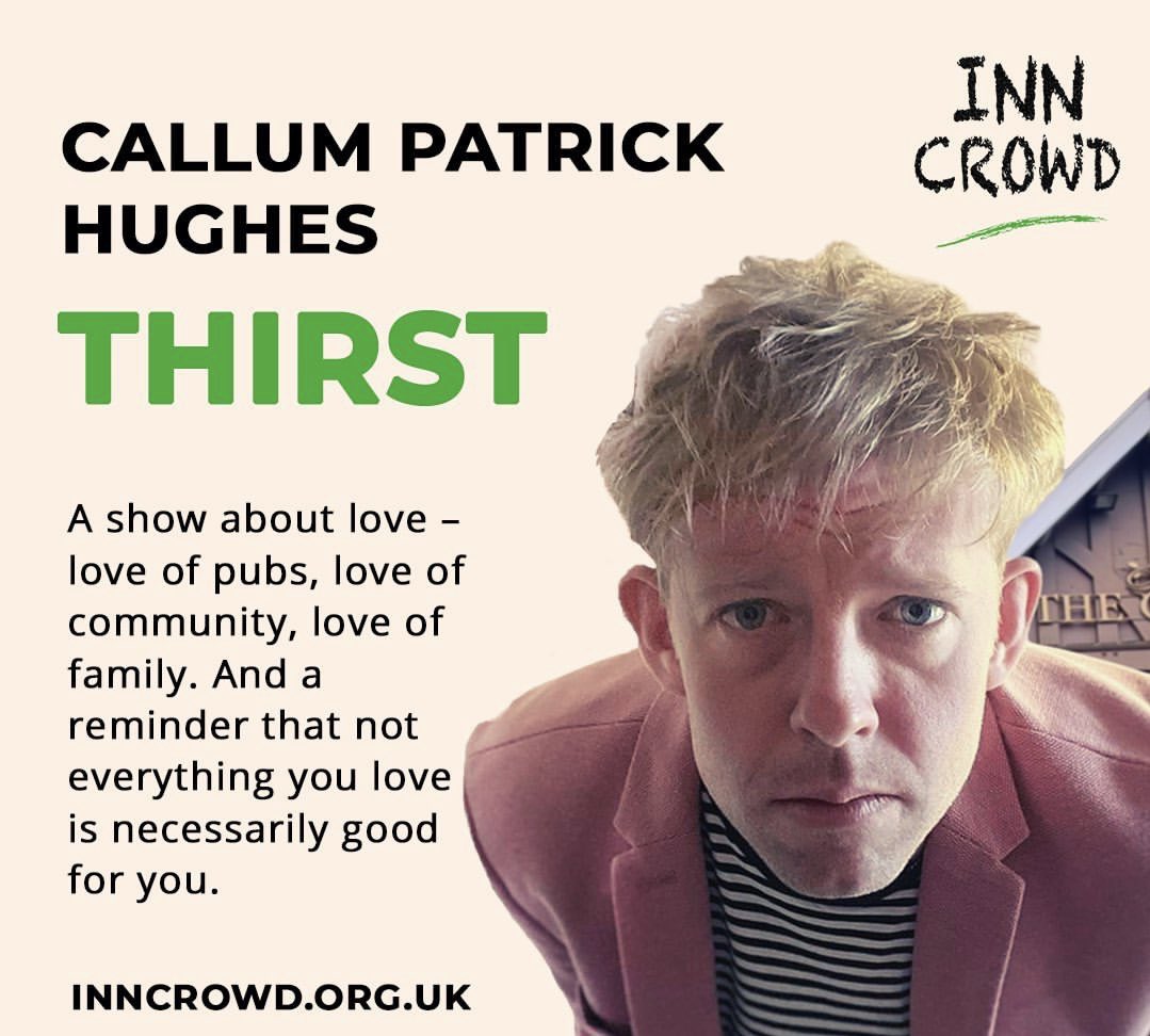 Last preview done before Edinburgh… &amp; what a journey this year has been. I made this show originally with <a href="/crowd_inn/">INN CROWD</a> - without them &amp; their commitment to fair wages for artists, rural touring &amp; affordable access to the arts, Thirst wouldn’t exist. 

                 THANK  YOU