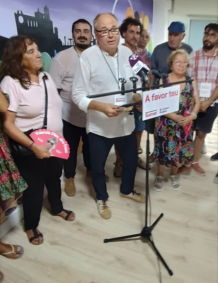 EnComuPodemTGN's tweet photo. .@AlonsoCantorne tornarà a ser diputat de @sumar @EnComu_Podem per Tarragona. Primeres paraules: “Estic molt satisfet de rebre la confiança dels tarragonins i les tarragonines. Hem suat molt aquest escó. El resultat demostra que som un partit fort i amb futur"

41.496 gràcies!!! https://t.co/QK8I70Q0FB