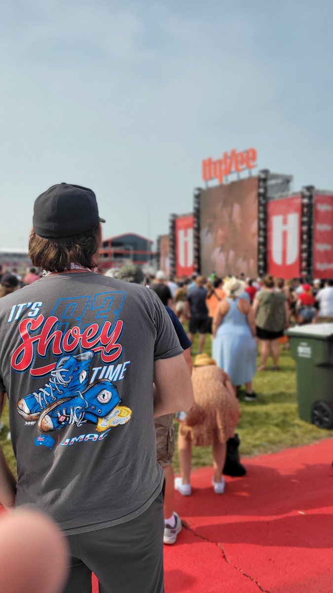 Got a <a href="/JamesMcFadden25/">James McFadden</a> shirt at Ed Sheeran. #IndyCarAtIowa