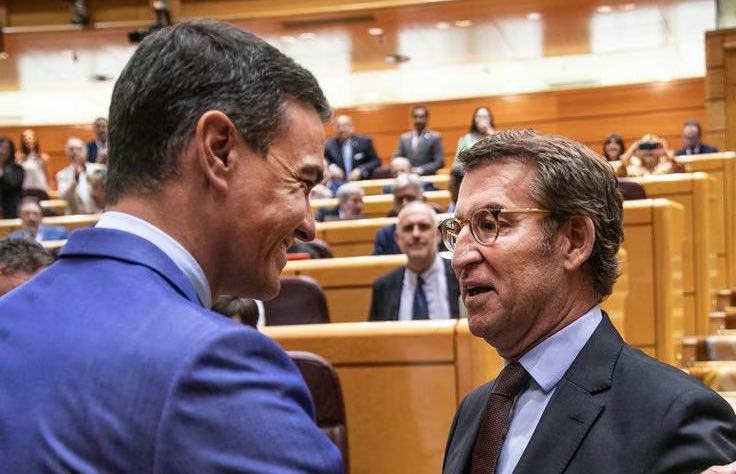 - Alberto, ¿ya sabes lo que es el sanchismo?
- No
- Que hace 4 años mamásteis y hoy lo mismo.