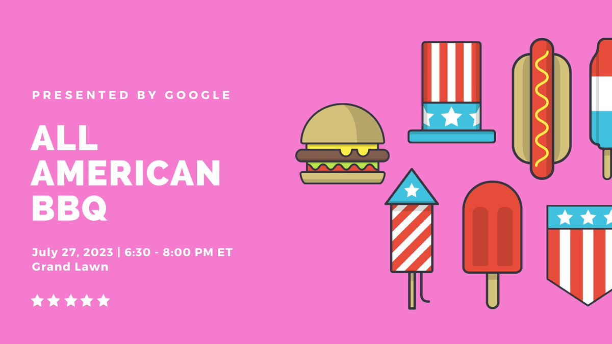ColorCommntwk's tweet photo. Is it a #ColorComm event without our signature group photo?! Meet us on the Grand Lawn Thursday, 7/27 in your best red, white and/or blue outfit for the All American BBQ Dinner ๐ญ https://t.co/Pwicbm9xQF
