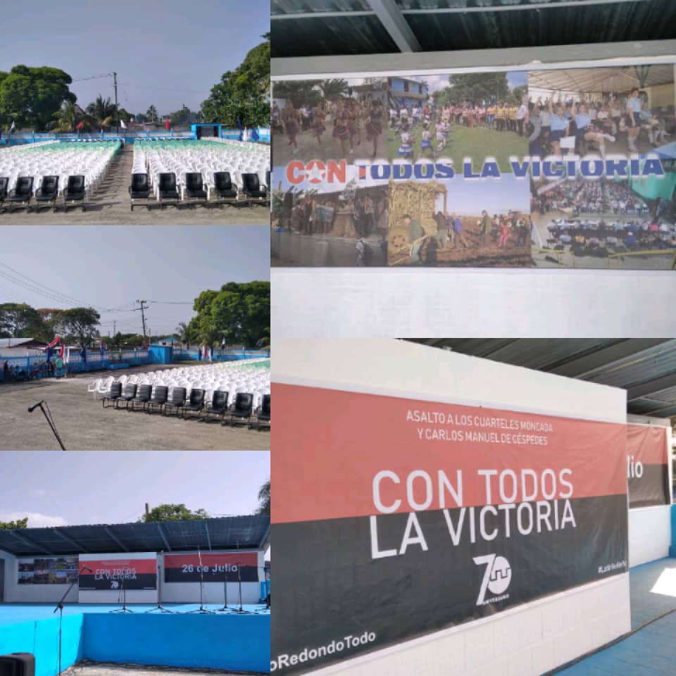 IzquierdoAlons1's tweet photo. Lista nuestra plaza en #CiroRedondo, municipio sede del Acto Provincial, por las actividades en saludo a los Asaltos a los Cuarteles Moncada y Carlos Manuel de Céspedes.
#LatirAvileño 
#LatirXUn26DeVictorias https://t.co/adaSJoEWs0