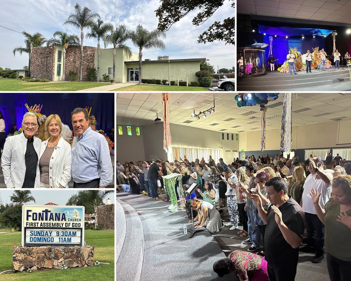 What an honor it was to speak at Fontana First Assembly this morning! Thank you, Pastor Daniel and Raquel Bielwickz, for the invitation to spend this Sunday with you and your amazing congregation. Excited for your future! #socalnetworkag