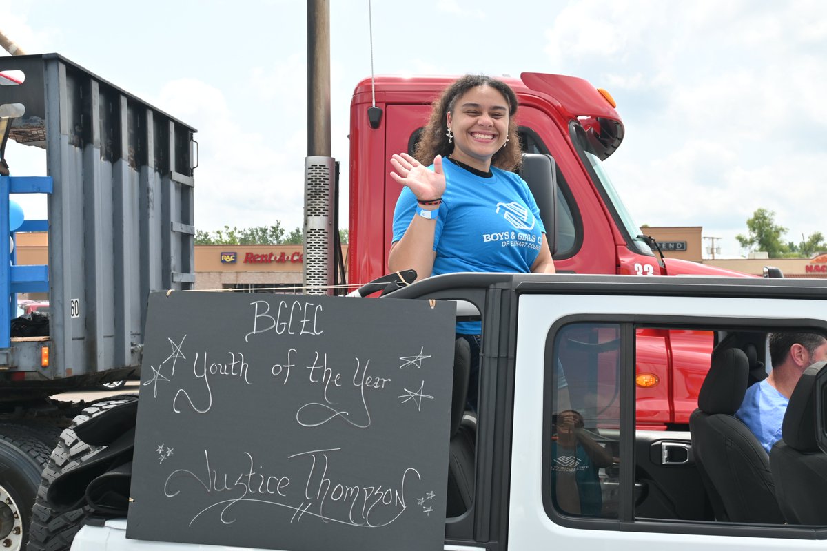 Kids from all of our Clubs and KidsCare took part in the <a href="/ElkhartCo4HFair/">Elkhart County 4-H Fair</a> parade today! They had a blast and felt like superstars. Thanks to <a href="/robertweedcorp/">Robert Weed Corp.</a> for providing the transportation with their big rig and fixing it up especially for the Club! It was an amazing day!