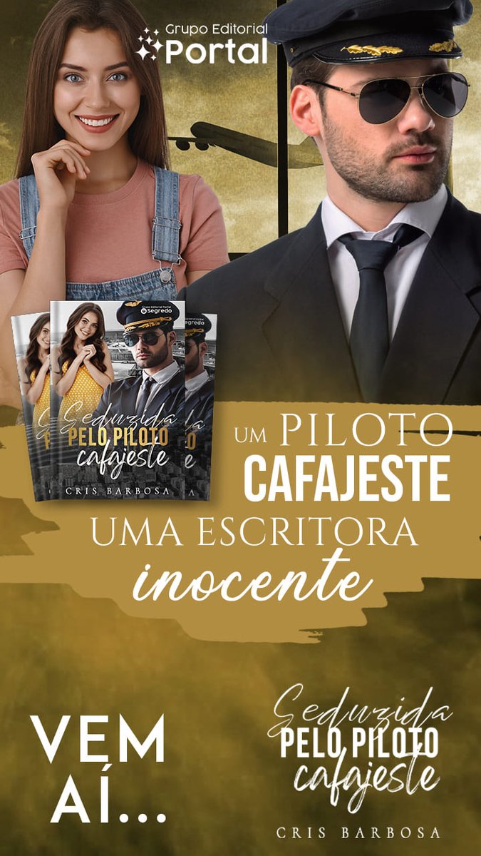 𝙀𝙨𝙩𝙖 𝙘𝙝𝙚𝙜𝙖𝙣𝙙𝙤!!𝗦𝗲𝗱𝘂𝘇𝗶𝗻𝗱𝗮 𝗽𝗲𝗹𝗼 𝗣𝗶𝗹𝗼𝘁𝗼 𝗖𝗮𝗳𝗮𝗷𝗲𝘀𝘁𝗲 ✈️ 𝗖𝗿𝗶𝘀 𝗕𝗮𝗿𝗯𝗼𝘀𝗮

Um piloto cafajeste e mulherengo de carteirinha está chegando na Amazon🫢🫢

Em breve no Amazon Kindle

#vemai #indicaçãodelivros