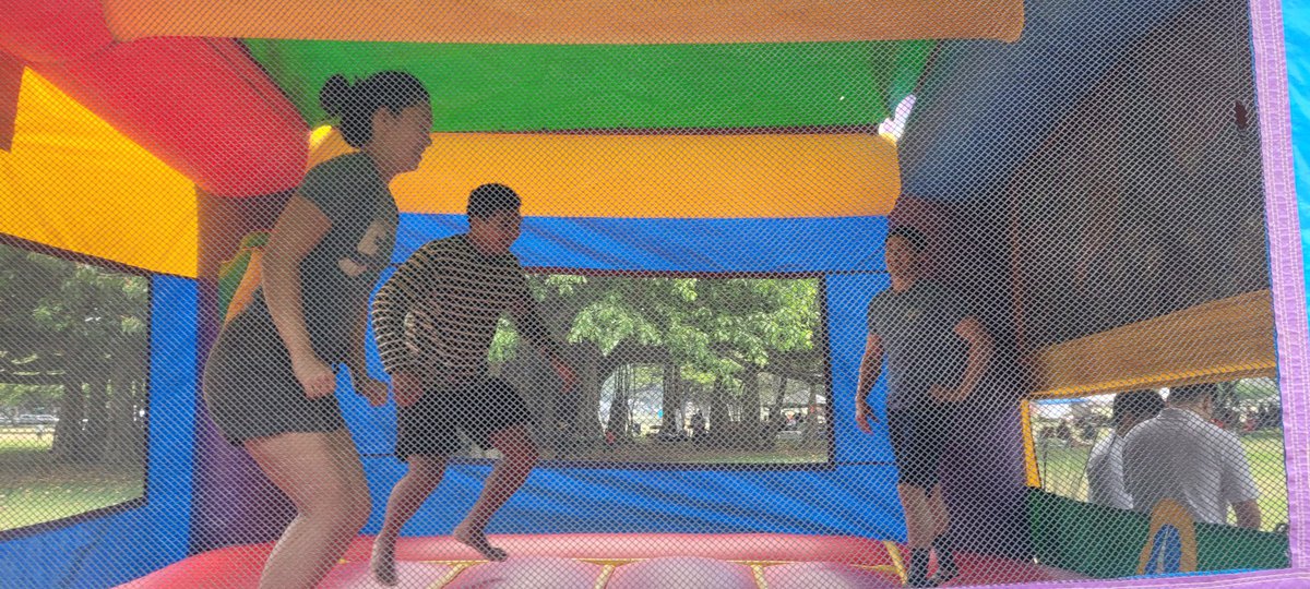 HawaiiAcp's tweet photo. Intern’s letting off some steam in the bouncy house! https://t.co/CcvAg5aWfs