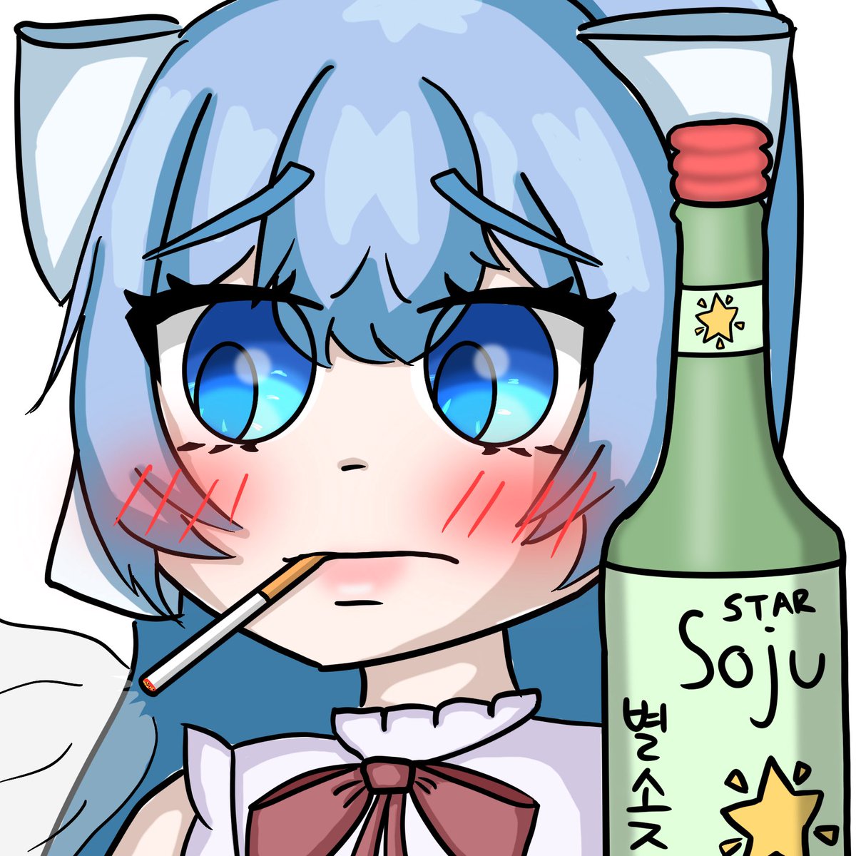 AlinaAsteri's tweet photo. This pic describes how I’ve been feeling lately but make it ✨cute✨

TY @beaninthejungle FOR THE ART ILYSM UR SO TALENTED AND I LOVE HOW UR ART STYLE IS ALWAYS IMPROVINGGG

#Asterillust https://t.co/6KY52k8ZMw