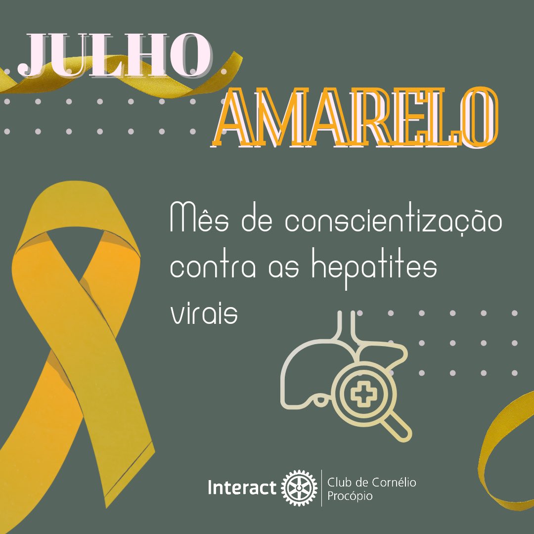 interactcp's tweet photo. JULHO AMARELO 💛

Hepatites são doenças que precisam de muita atenção. Inflamações no fígado são as grandes responsáveis pela doença. Essas inflamações são causadas por vírus e  bactérias e uso abusivo de substâncias como drogas e medicamentos. 
+ https://t.co/eAEPtwmmRK