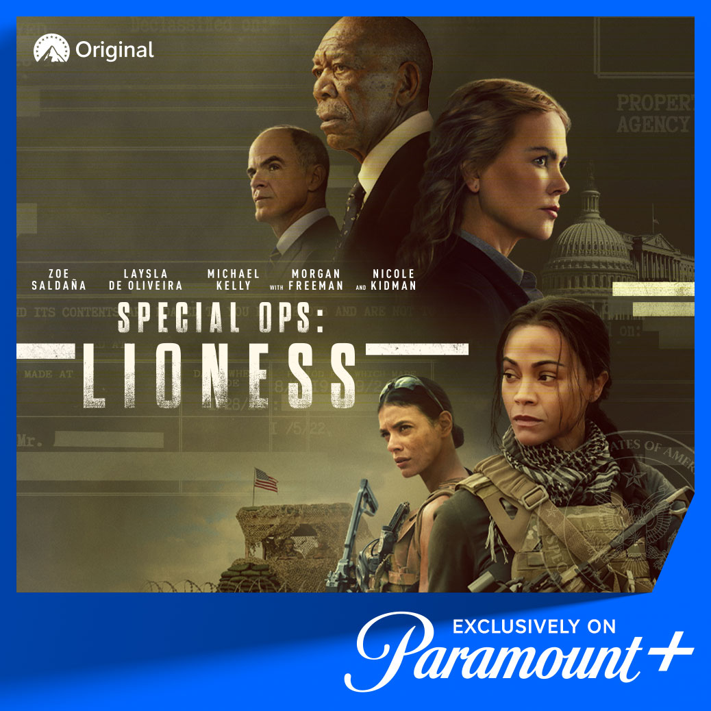 Zoe Saldaña, Morgan Freeman and Nicole Kidman star in Taylor Sheridan's new spy thriller Special Ops: Lioness, now streaming exclusively on Paramount+. Carry out your own special streaming operation by making sure your operating system is up to the task: prmntpl.us/DesktopHelp.