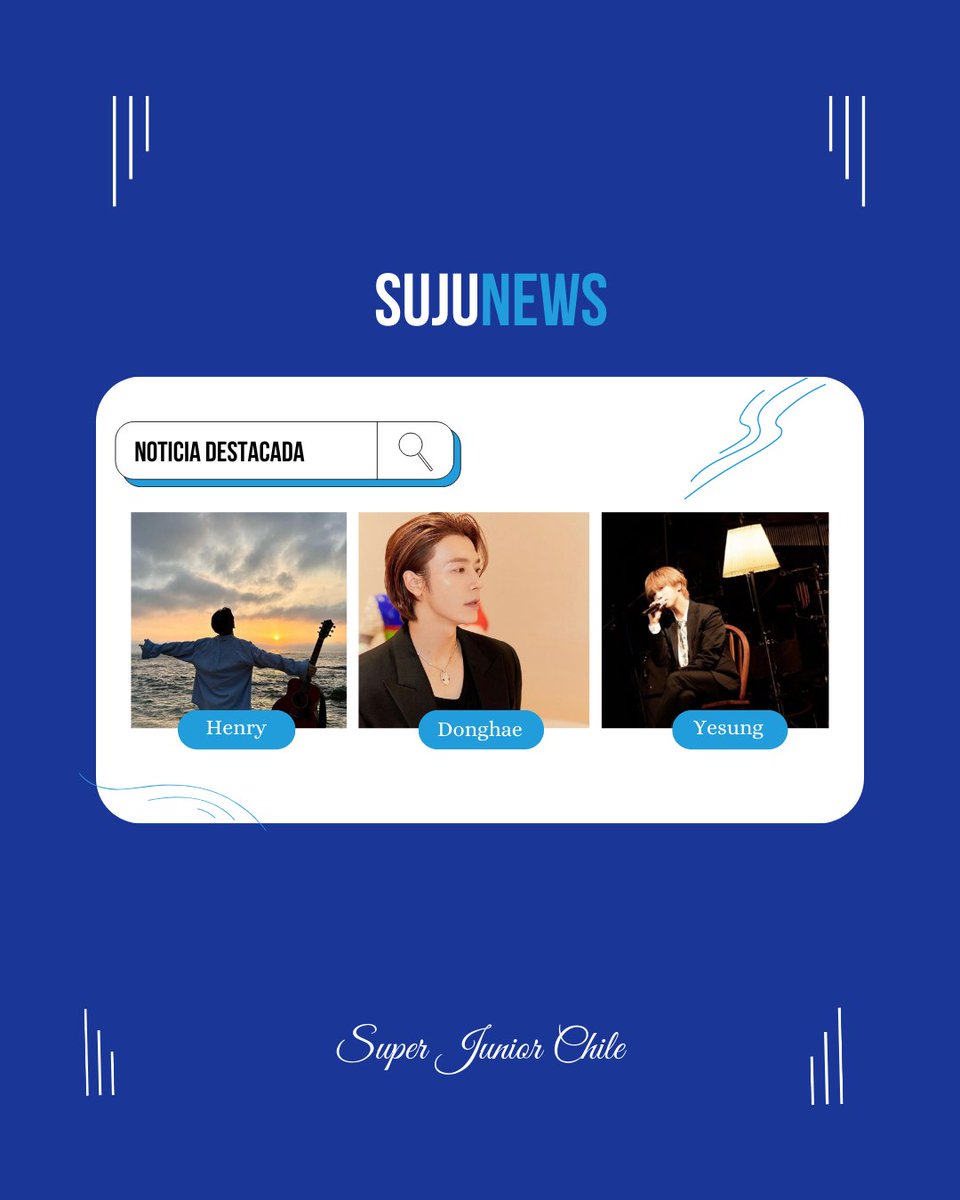 SJFanbaseChile's tweet photo. ¡Noticias de la semana!

💙 [1]
El 18 de julio se lanzó una nueva canción de #Henry, titulada “Summer Sky”. Puedes encontrar el MV en Youtube. ¿Qué te pareció?
🔗: https://t.co/uGoqhaJc6Z 
© SNS Oficiales de Monster Ent.

˗ˏˋ Super Junior Chile ˎˊ˗ https://t.co/LAcMRh9orz