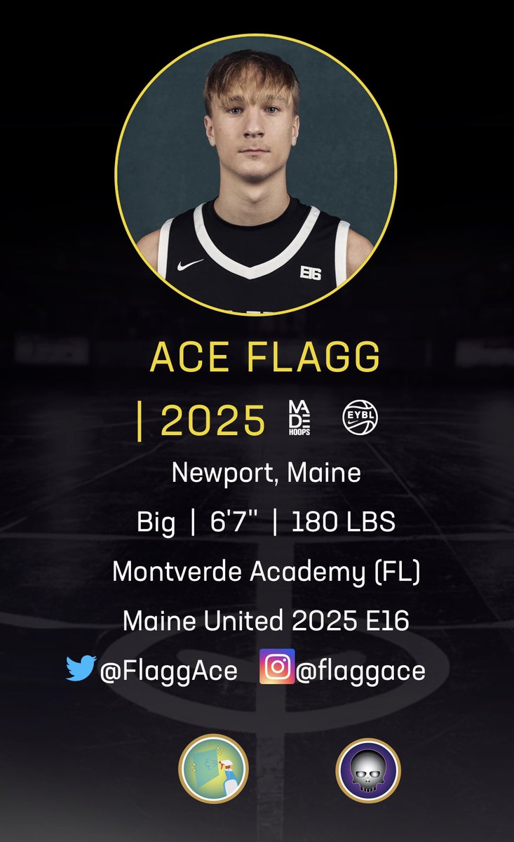 2025 F Ace Flagg was a vital piece to a deep Maine United run at Peach Jam while averaging 14.9 PPG and 5.9 RPG on 58% from the field. He’s added offers from Florida Gulf Coast and George Washington so far this summer. 👥 madehoops.com/PlayerProfile_… 📝 madehoops.com/made-society/a…