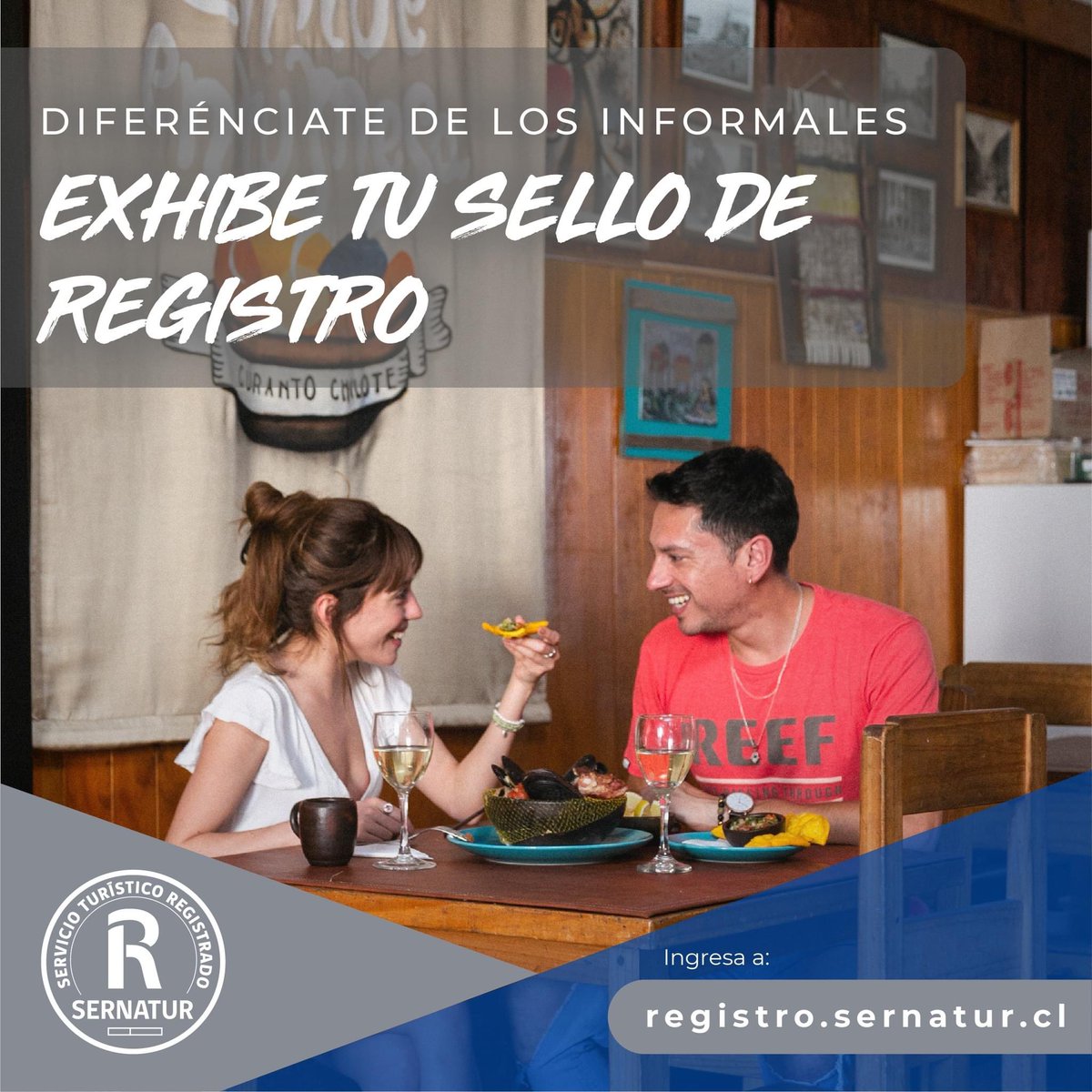 📣 ¡HEY! 👀 ¿Sabías que los servicios de alojamiento y de turismo aventura deben estar obligatoriamente registrados en Sernatur?
Evita un mal rato y súmate hoy en registro.sernatur.cl:
➕ Calidad ➕ Confianza ➕ Beneficios
¿Dudas?
☎️ 600 600 6066
📩 turismoatiende@sernatur.cl