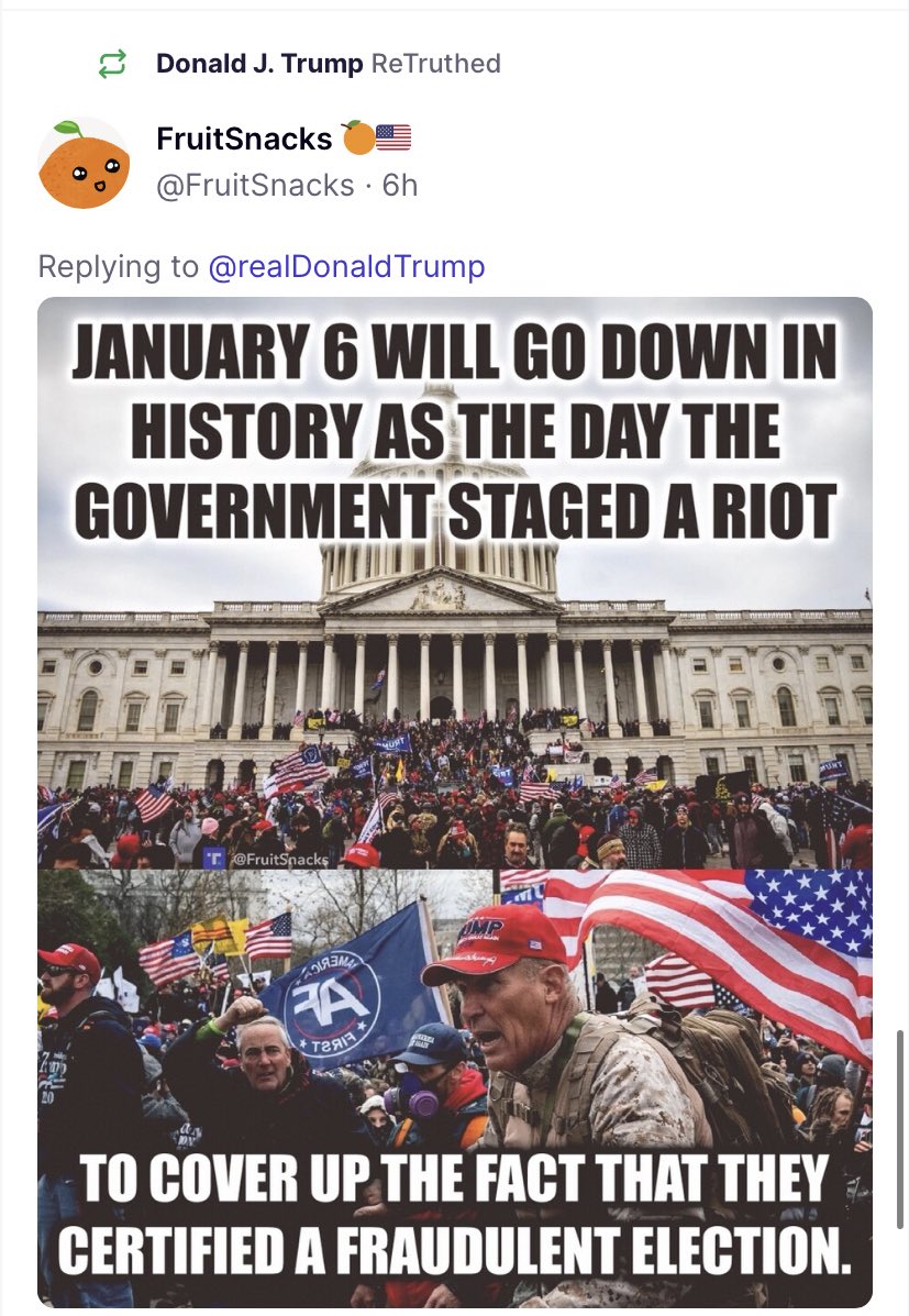 RpsAgainstTrump's tweet photo. Donald Trump has been ranting on Truth Social nonstop in the last few hours. This comes as people report seeing media trucks outside the federal DC courthouse.

This is clearly a sign that indictments against Trump are imminent. 

I’m ready!!! 🍾🍾🍾 https://t.co/0Jdsvddp3w