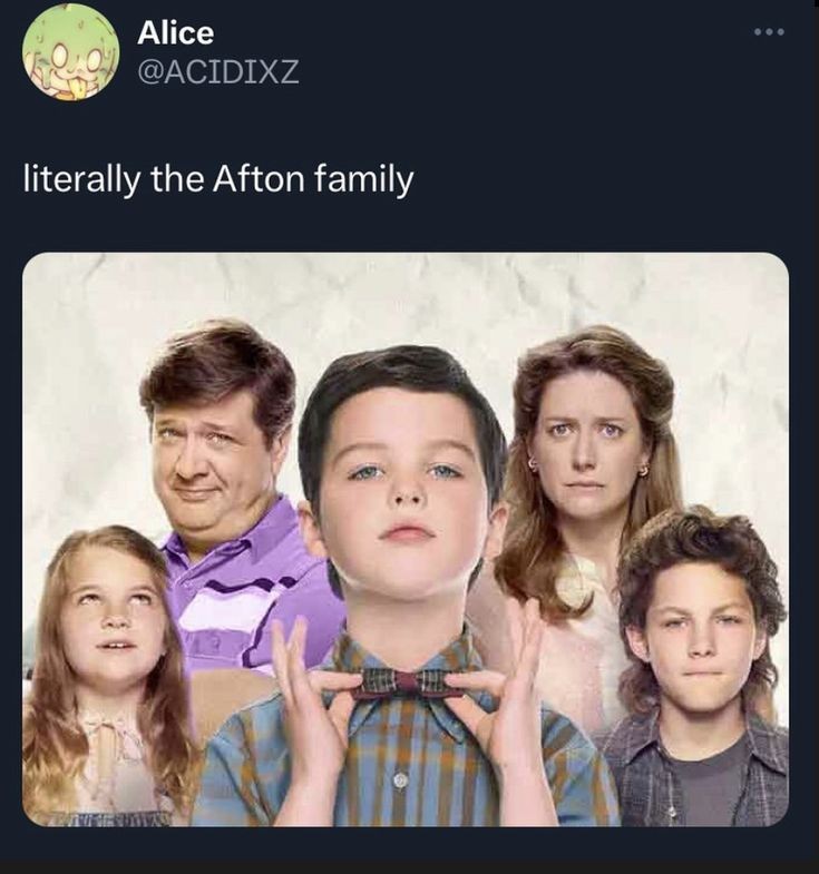 Afton Family if they were in a sitcom lmao.