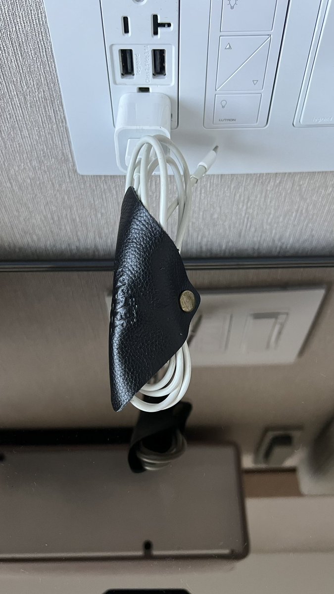 The Four Seasons attention to detail is unmatched. Needless to say I did not bring this little leather phone charger wrap.