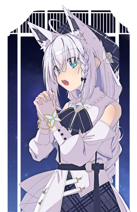 Blue Journeyの衣装とても良い好き! #絵フブキ