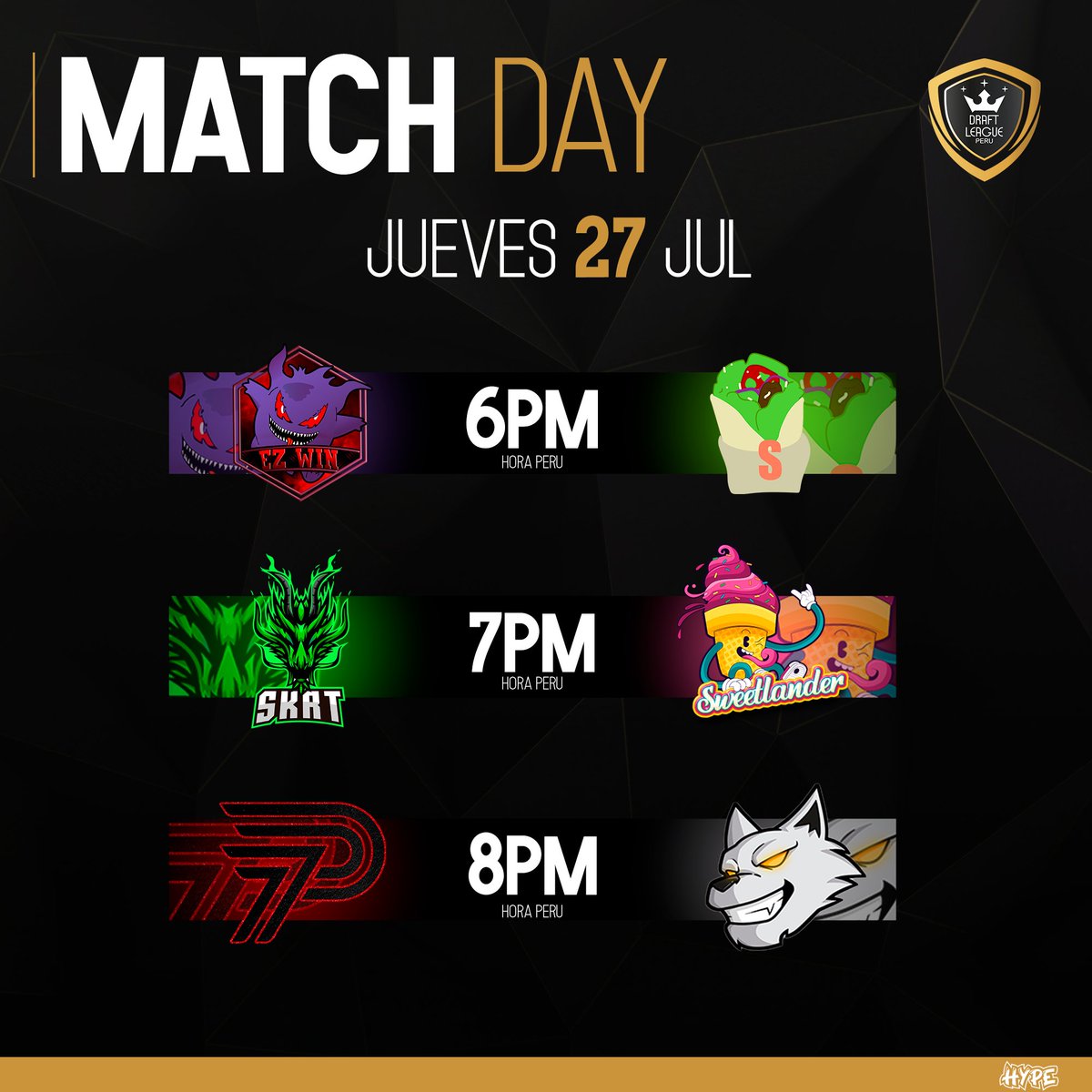Estos son los partidos para la JORNADA 2
Quien esperas que gane esta jornada??

#DraftLeague