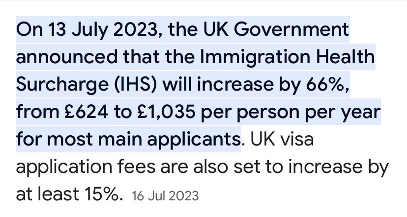 This is a absolute joke! As an international student it is expensive enough to study in the UK, and now the Tories want to increase the Visa fee and NHS Surcharge?! 

Please sign this petition! 
petition.parliament.uk/petitions/6411…