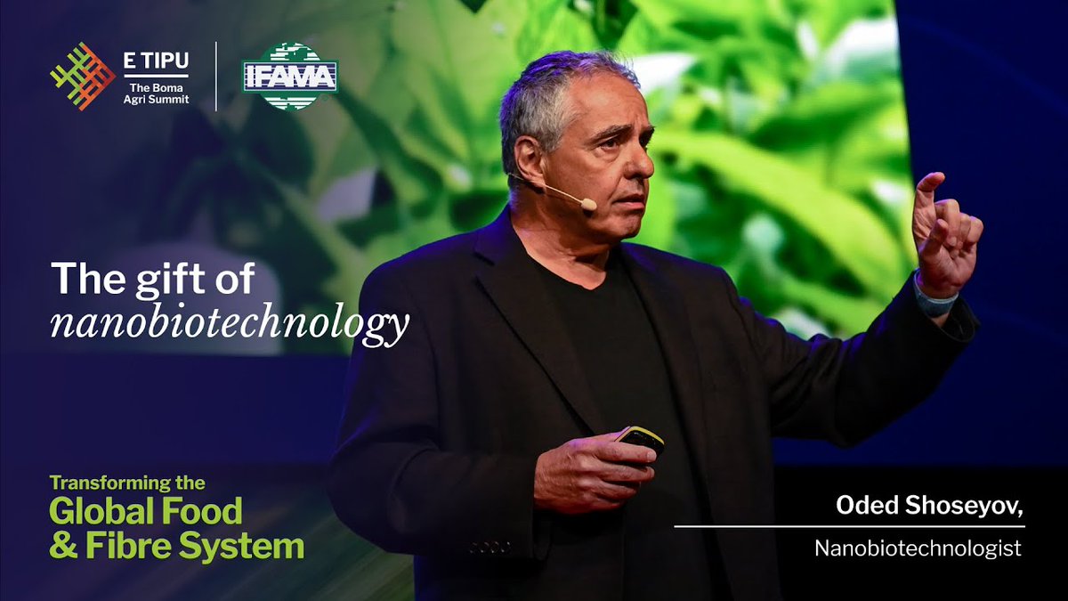 In this talk, Prof Oded Shoseyov from the Hebrew University of Jerusalem will take us on a journey through nanobiotechnology: nature's gift.

Watch here: bit.ly/43yhEyO 

#ETipuIFAMA2023 #BomaNZ #Nanobiotechnology #Biotechnology #Biotech #PlantTech