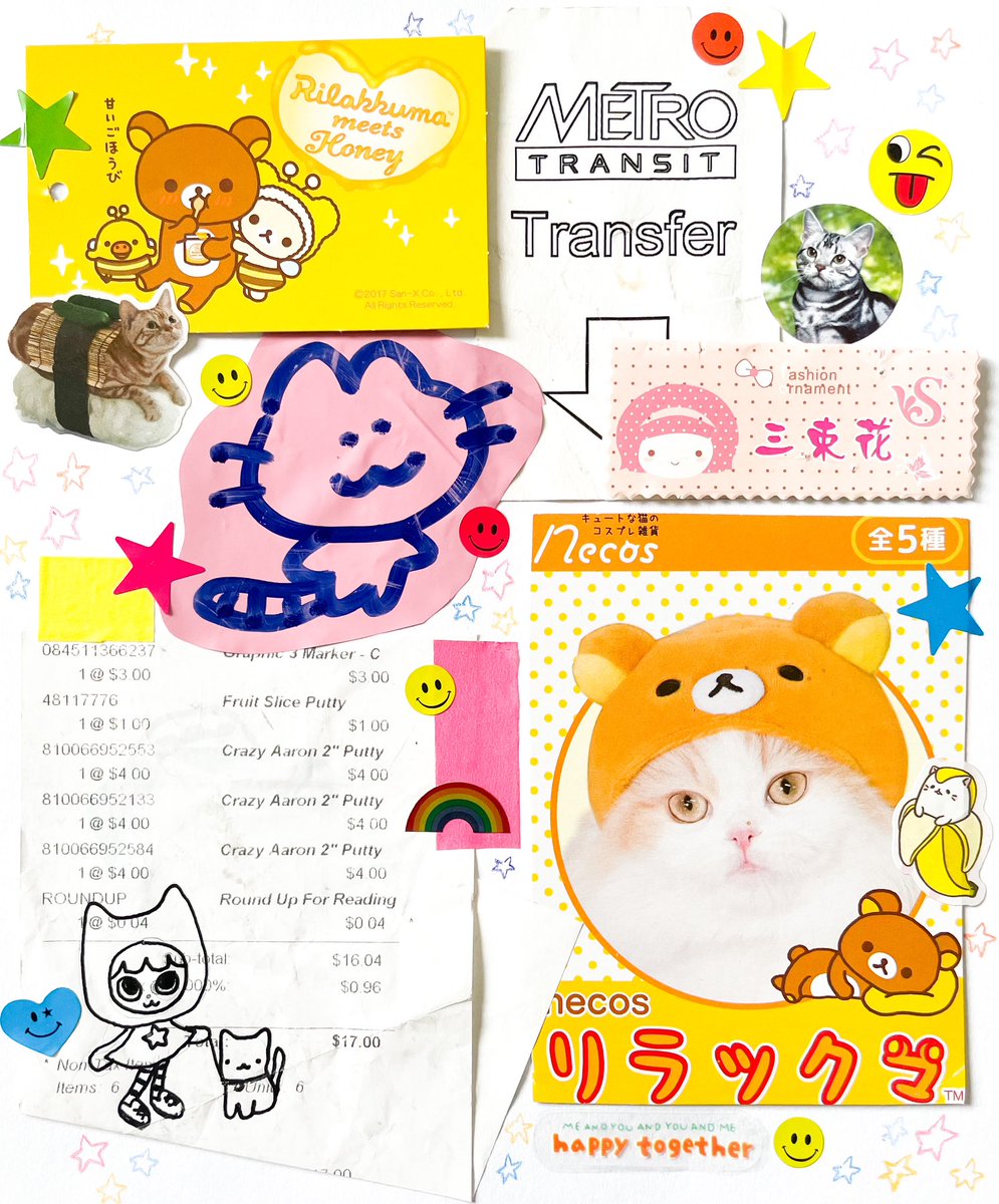 started a junk journal today ^__^