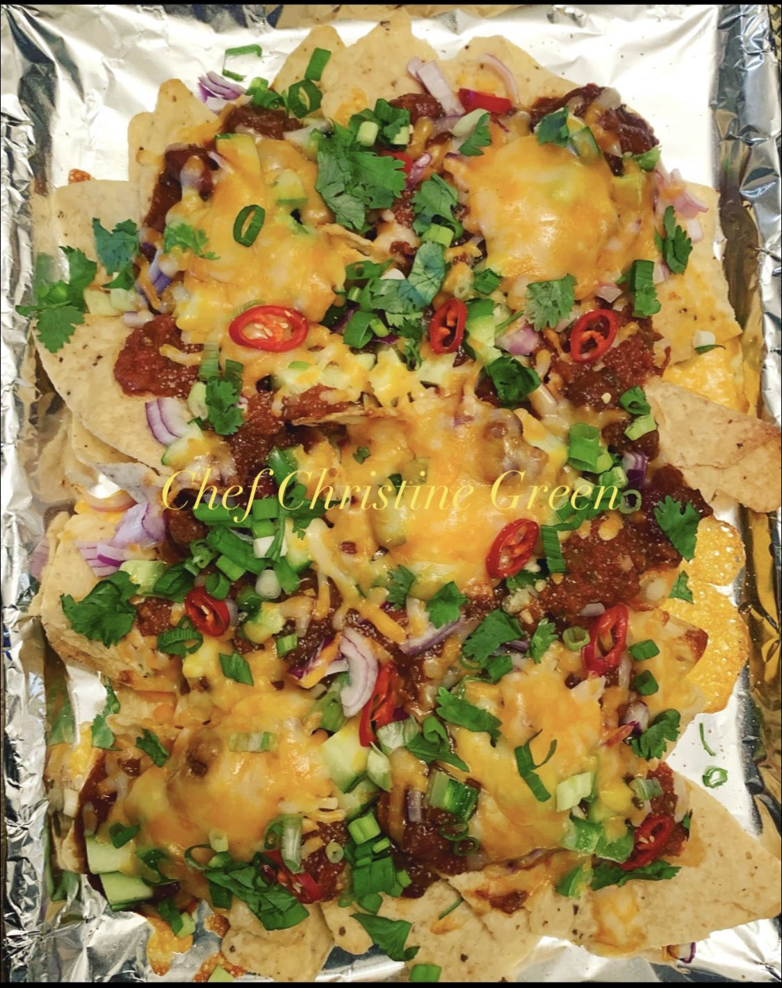 Chef Christine Green 🇨🇦 on Twitter "Just fabulous 🌟 Loaded Nachos with steak chilli , Monterey