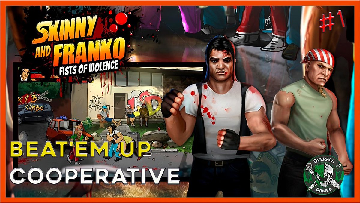 OverallGamesOFC's tweet photo. 【 PC 】Skinny & Franko: Fists of Violence (Multiplayer)
Gameplay: https://t.co/OcrOeTlXNs
Dev: @ConsoleLabs
#FistsOfViolence #Indie #Indiegames #Gamedev #Beatemup #OverallGames #Xbox #Playstation #NintendoSwitch https://t.co/r8OKvQ8CAC