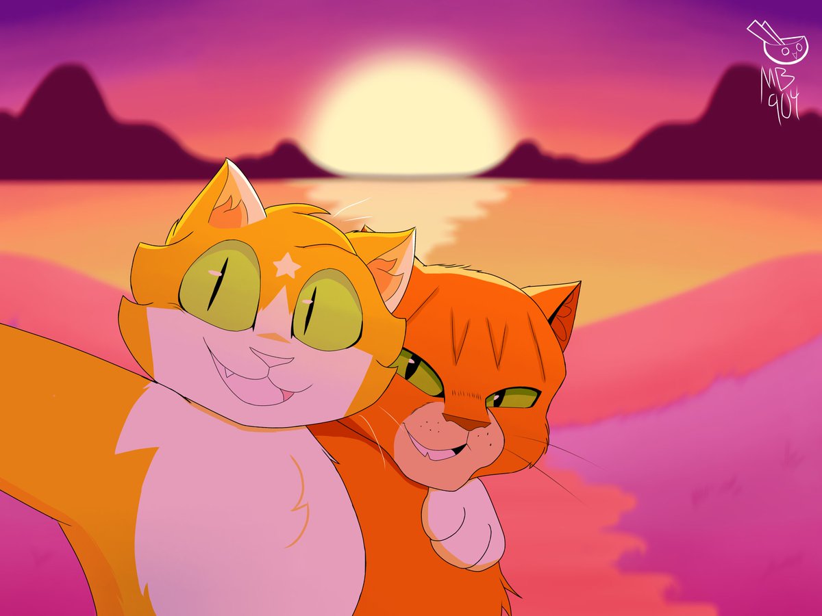 MBomb904's tweet photo. Months and months of procrastination, also I like mimicking James Barry's artstyle #warriorcats #firestar #ウォーリアーズ猫 #warriorcatsart #fanart https://t.co/CX0RzRK2Bl