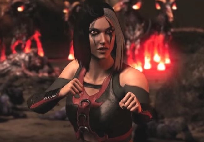 BruskPoet's tweet photo. Alright now it’s their turn to get revealed for Mortal Kombat 1. 

Give me a Skarlet Kameo at the very least 😭 https://t.co/4q79QRn04X