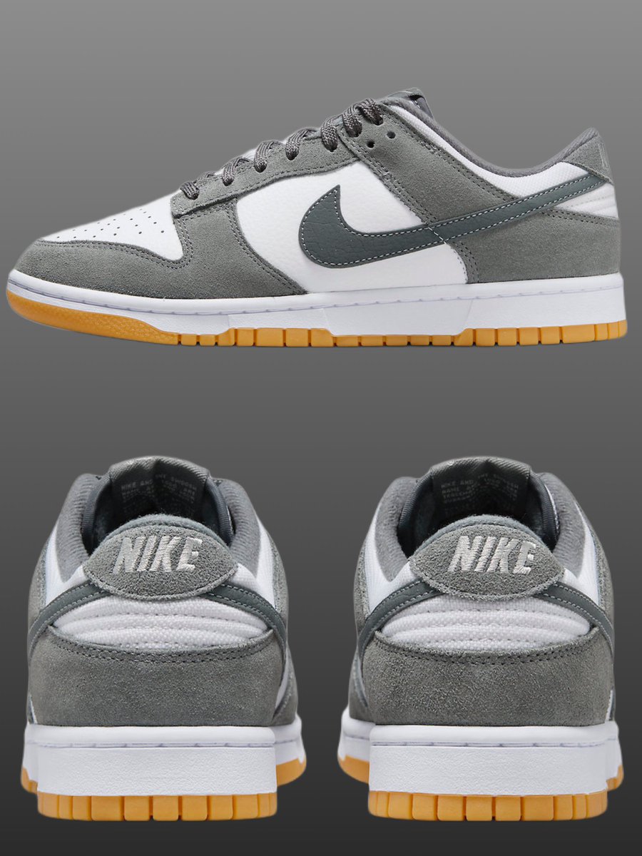 New “Smoke Grey/Gum” Dunk Lows 💨
