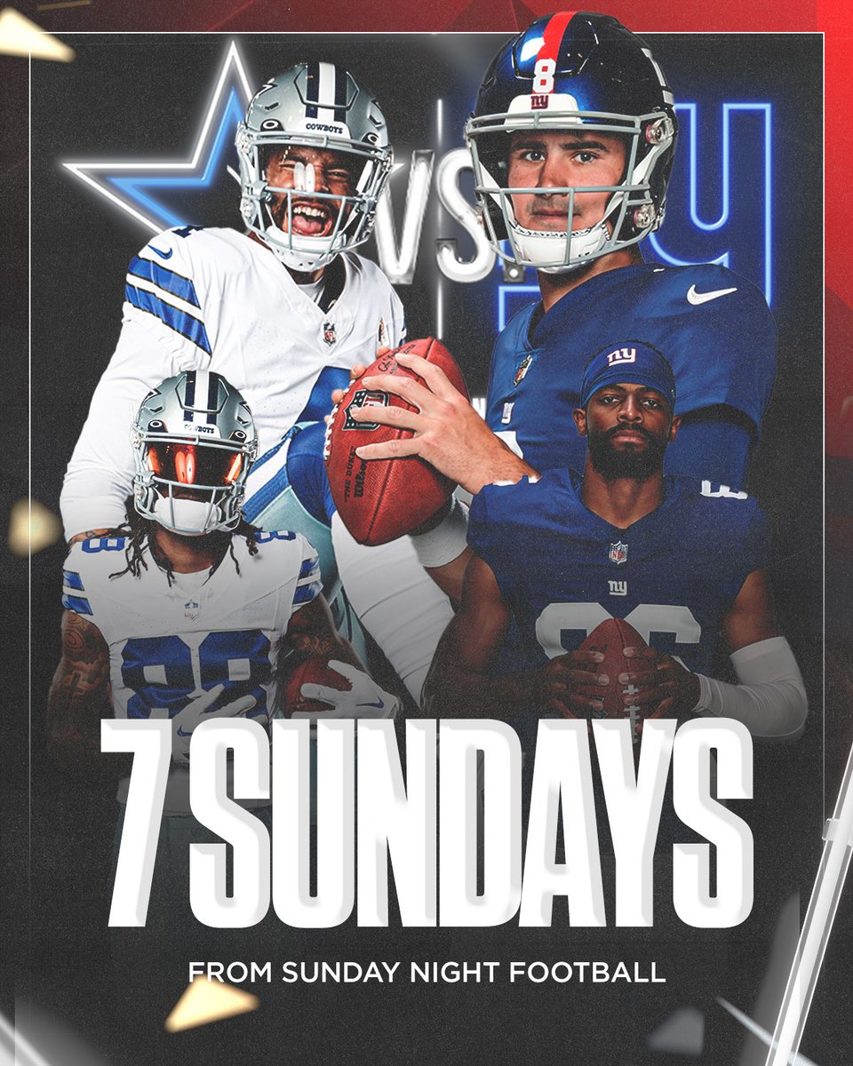 SNFonNBC's tweet photo. Just 7 Sundays from a new season of Sunday Night Football. #NFL

LET’S GO! 🙌 https://t.co/4NWRb4MV9a