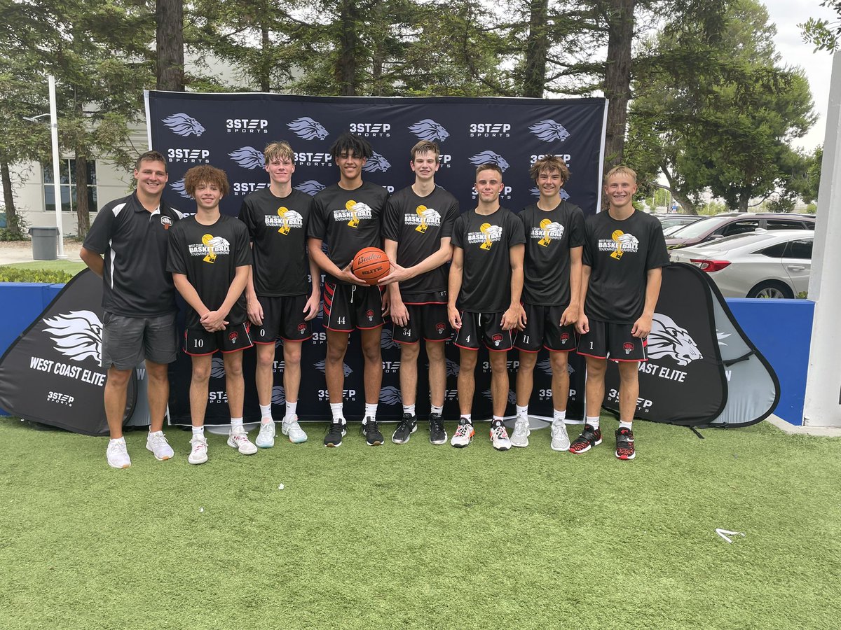 NBDA 17 U crowned WCE SoCal Summer Finale Champions after defeating Oregon Elite 24 17U 61-50 today! Landon Pokorski with 24/Treyson Anderson with 13. Great team win again and lots of fun, sun and beach in sunny California! Great AAU season guys!