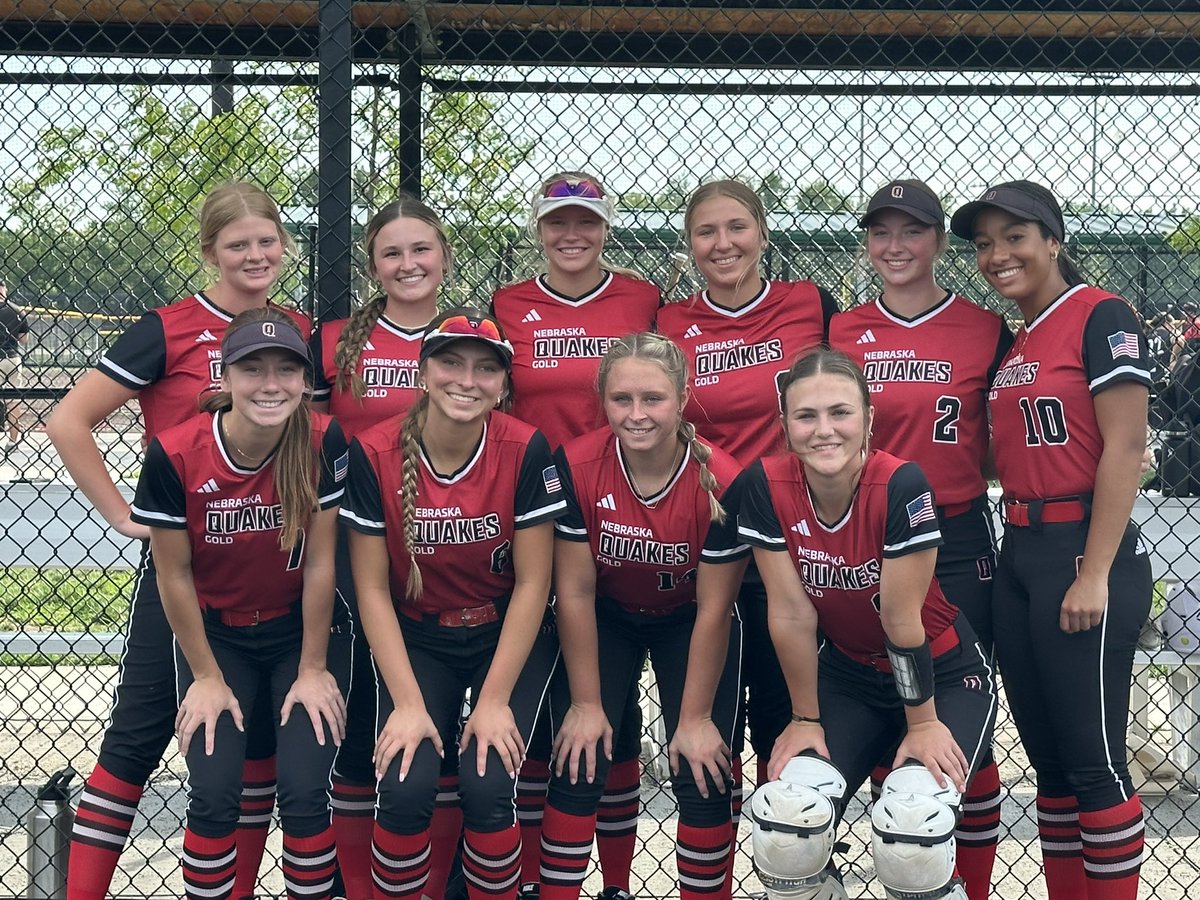 Jodi DeBoer 🥎 (@wonderwomanjodi) on Twitter photo This group fought until the end. Always sad when a season is over but this one marks my last coaching. 😐
Taking time away from the game until someone talks me into coaching again. 🤭
Great group of girls and parents. Fun summer! <a href="/prime05s/">NebraskaQuakesGold05</a> This group fought until the end. Always sad when a season is over but this one marks my last coaching. 😐
Taking time away from the game until someone talks me into coaching again. 🤭
Great group of girls and parents. Fun summer! <a href="/prime05s/">NebraskaQuakesGold05</a>