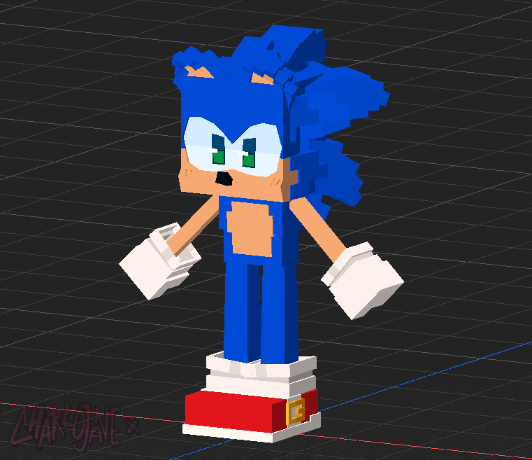 Charlojane1's tweet photo. HEYYYY
Before "Twitter" dies for the 3rd time this year, here is a remake of that sonic model I made a while ago. The old one kinda sucked ngl
#SonicTheHedgehog #Sonic #rendee #3DModel #mineimator #modelbench #Minecraft https://t.co/iJsTOivlfW